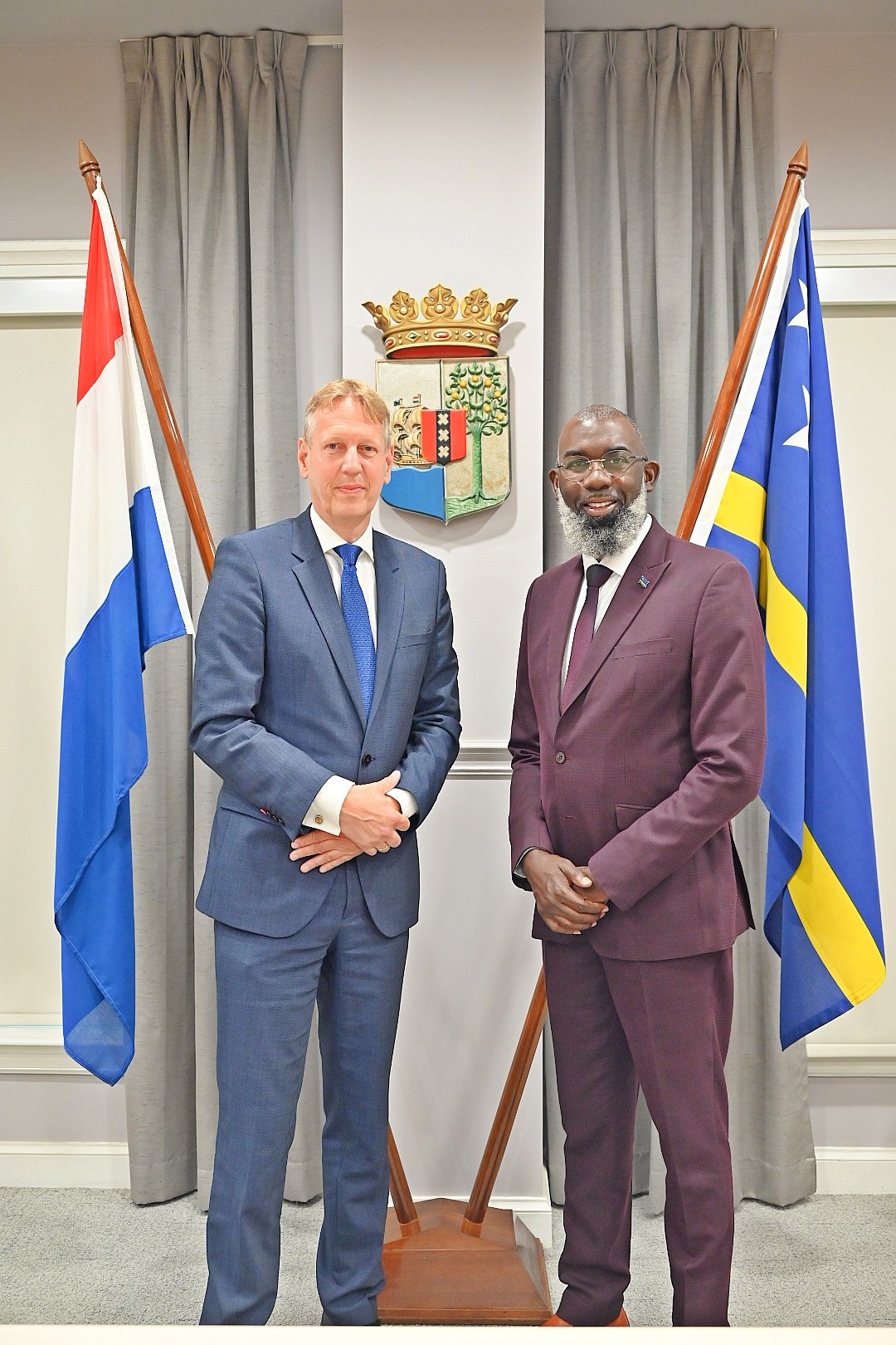 Pisas ontvangt nieuwe vertegenwoordiger van Nederland op Curaçao