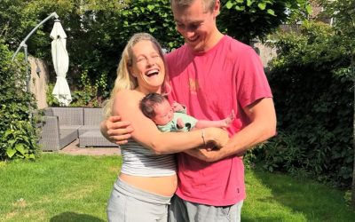Olympisch zeilkampioene Odile van Aanholt deelt foto van baby