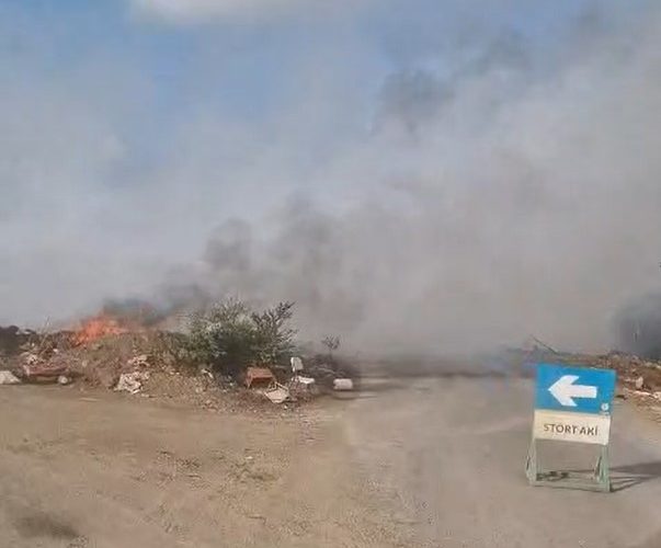 Grote rookontwikkeling op landfill Malpais