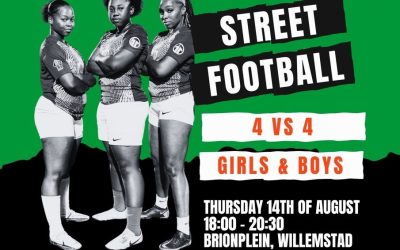 Straatvoetbaltoernooi op Brionplein