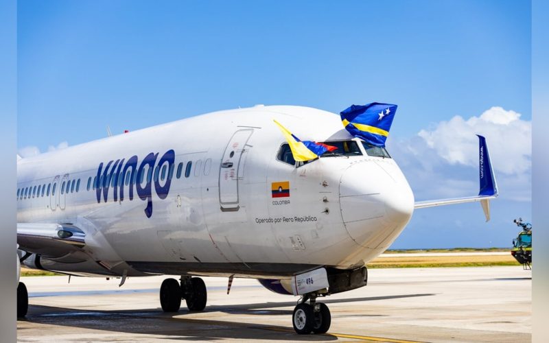 Wingo verlengt route tussen Medellín en Curaçao tot eind van het jaar