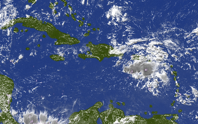 Meteo: Het voelt op Curaçao warmer dan normaal door tropische storing AL94