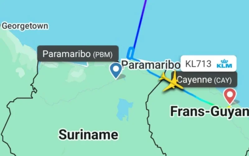 Toren luchthaven onbemand: KLM-vlucht uit Amsterdam kan niet landen in Suriname