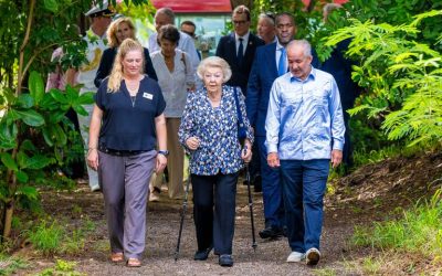 Prinses Beatrix gaat in november naar Bonaire en Sint Eustatius