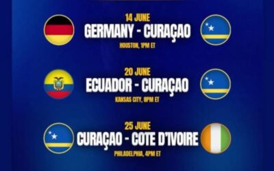 Curaçao speelt tijdens WK achtereenvolgens in Houston, Kansas City en Philadelphia