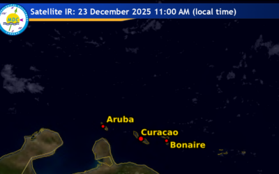 Weerdienst van Curaçao verwacht regen op Eerste Kerstdag