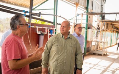Nieuwe minister GMN Tyron Boekhoudt brengt werkbezoek aan Egg Farm Moderno