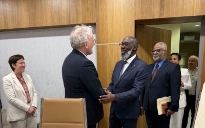 Bezoek Raad van State bij minister-president Pisas
