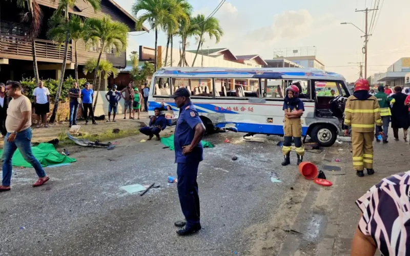 36-jarige Nederlander aangehouden voor busongeluk met vier doden in Suriname