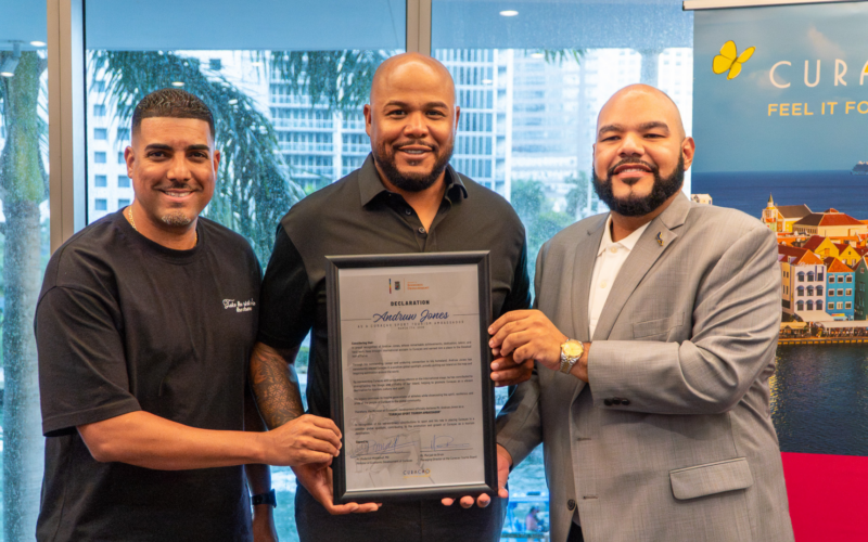 Andruw Jones eerste sportambassadeur van Curaçao