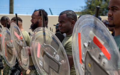 Militairen oefenen aanpak van onrust op Aruba