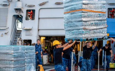 Marineschip Groningen onderweg naar Venezuela voor noodhulp