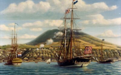 Koning Willem-Alexander en premier Jetten bezoeken Sint Eustatius voor herdenking ‘First Salute’